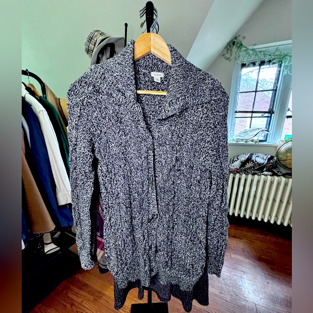 LL Bean Button-Down Sweater